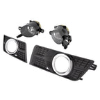 Pair Fog Lights w/Bezel Bumper Lamp Cover For Cadillac SRX 2010 - 2016 2015