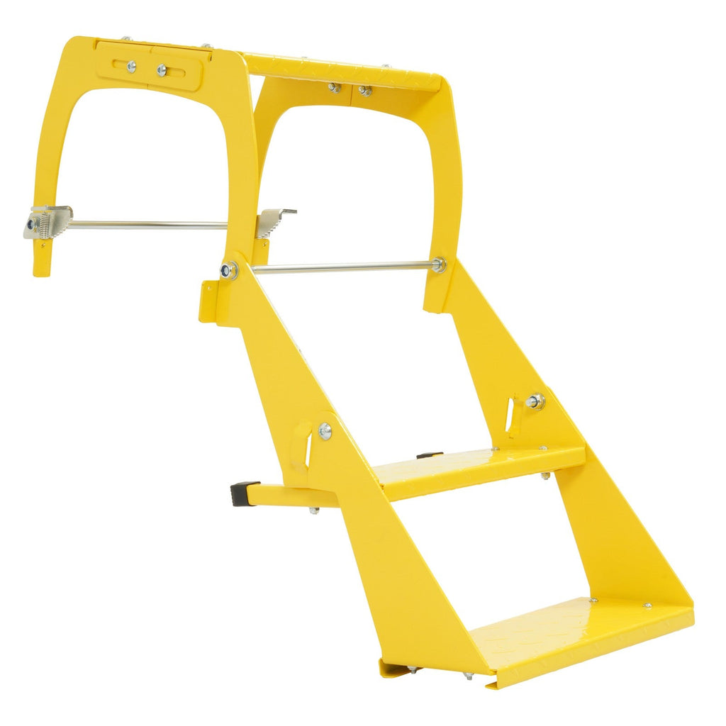 2-Step 400 lb Truck Trailer Tire Step Non-Slip Platform Folding Heavy Duty