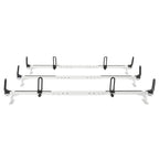 3-Bars Cargo Van High Ladder Roof Rack For Nissan NV 1500 2500 3500 750 lbs