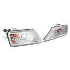 Left&Right Clear Marker Signal Corner Parking Lights For Jeep Liberty 2008-2012