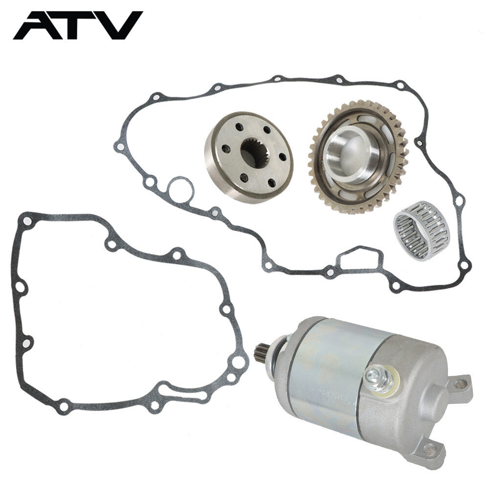 For Honda TRX450ER 2006-2014 Starter & Starter Clutch & Driven Gear Set