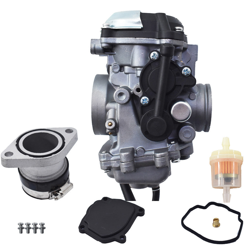 Carburetor W/ Intake Manifold Boot For Yamaha Big Bear Wolverine 350 YFM350 USA