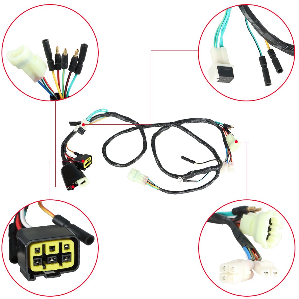Wire Harness Ignition Coil CDI Stator Gasket For Honda 400EX TRX400EX 1999-2004
