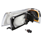 Headlight&Corner Light For Peterbilt 375 385 w/Wire Harness&Bulb Passenger Side
