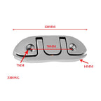 2 Pack Heavy Duty 4-3/4" Flush Mount Stainless Steel Flip Up Boat Cleat