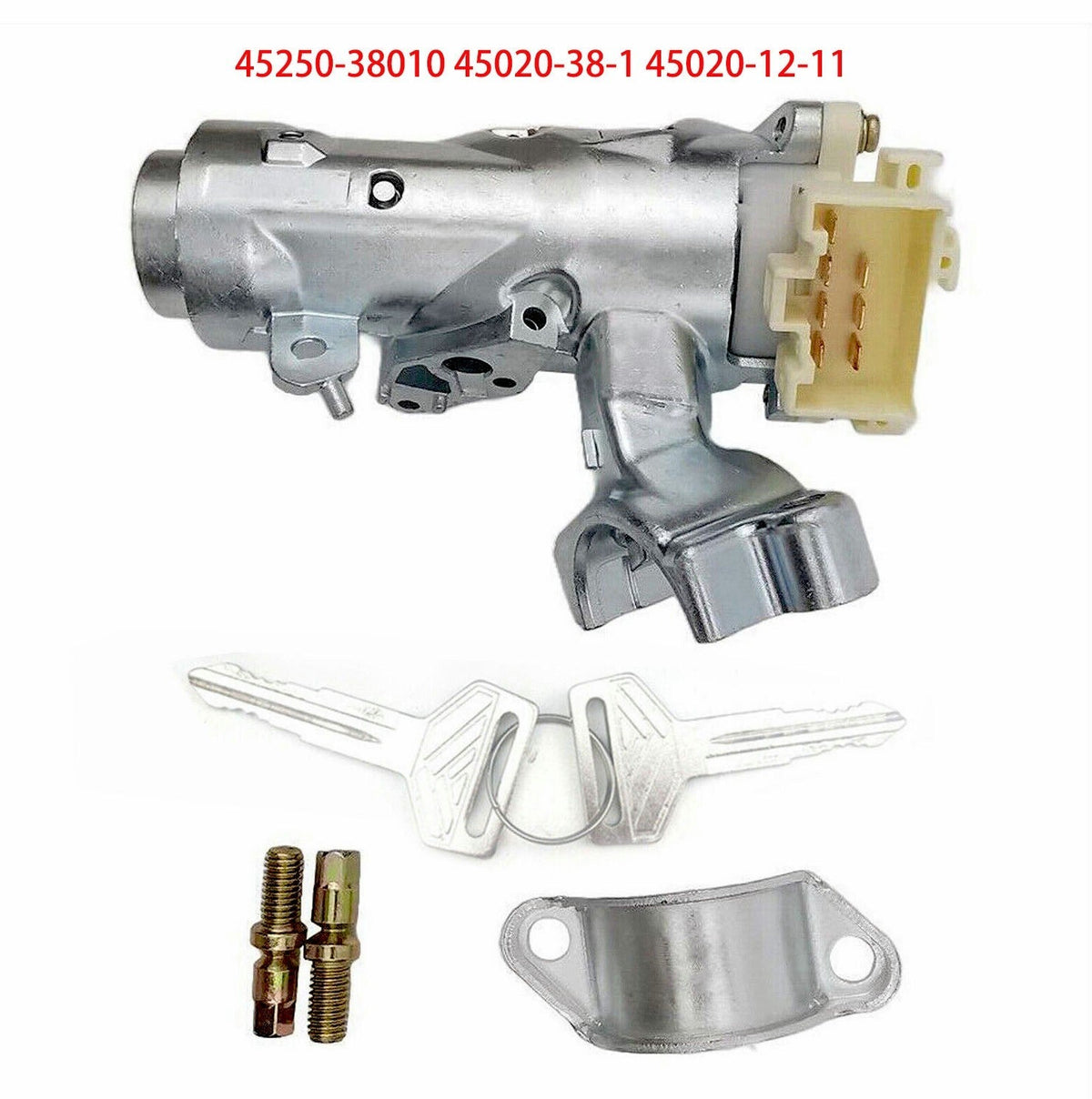Ignition Switch Assembly W/2 Keys for 1998-2002 COROLLA With Bracket US