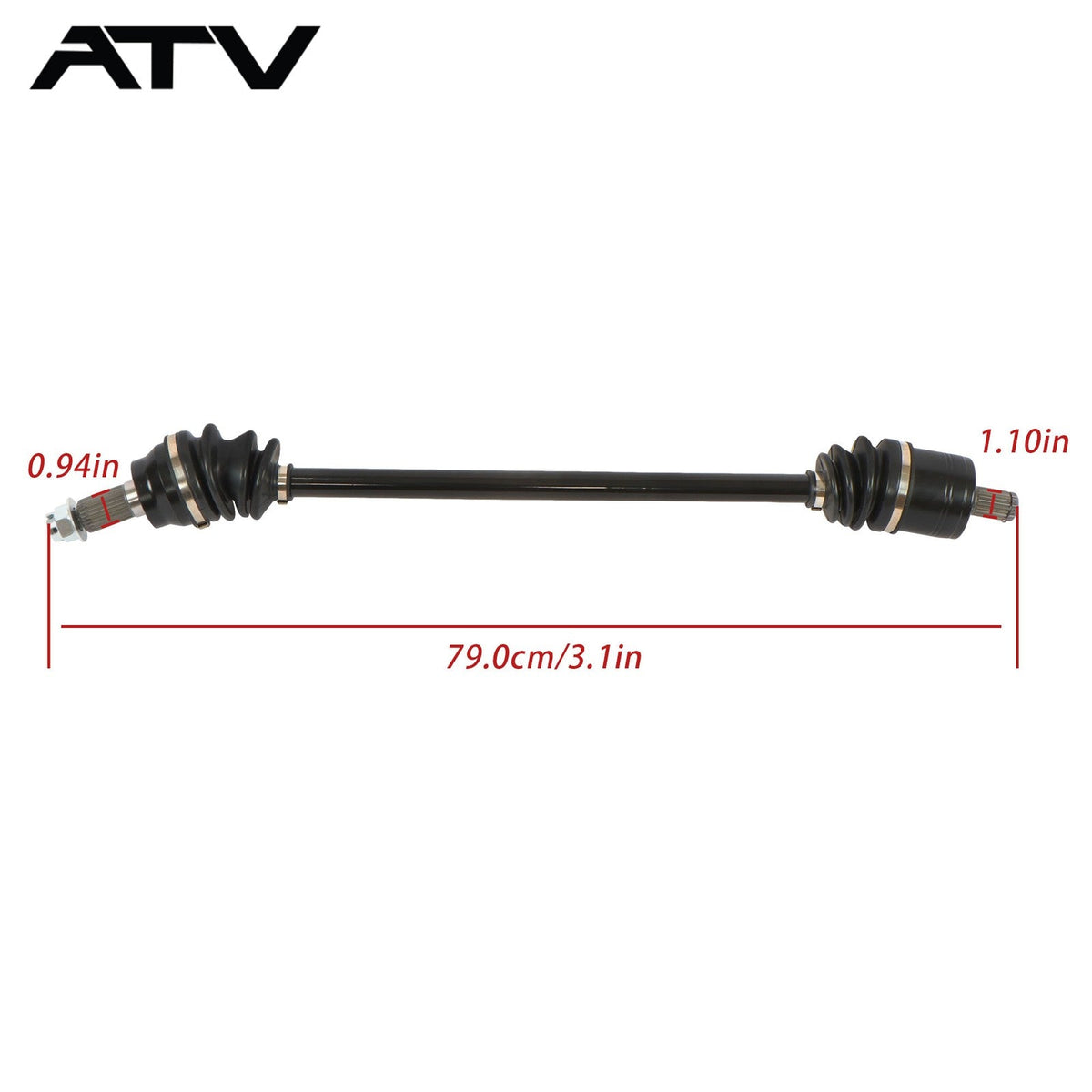 Front Left and Right CV Axles Drive Shaft For Polaris RZR XP 1000 14-19 1333943