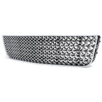 For 06-16 Chevy Impala/Limited Chrome Mesh Style Front Upper+Lower Bumper Grille
