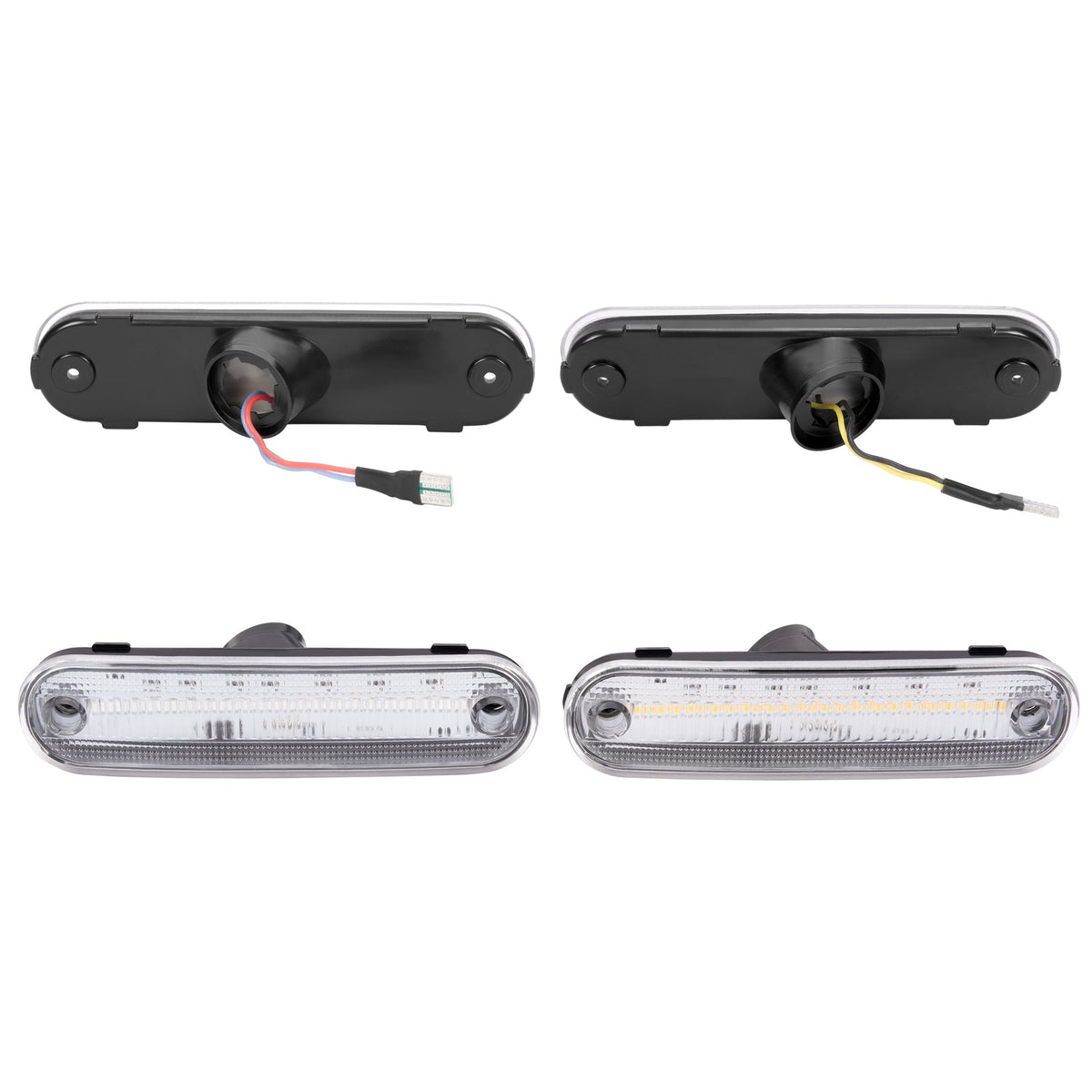 LED Front Rear Side Marker Lights Clear For Mazda Miata 1990-1997 MX-5 1999-2005