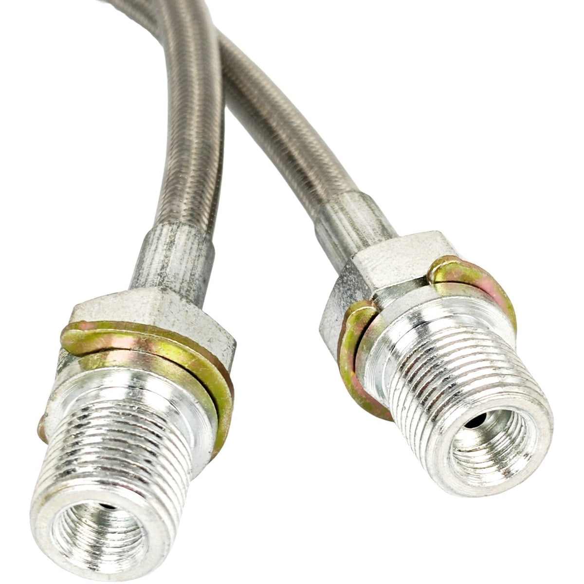 2X Front Extended Brake Line 89340S for GMC C15 C25 K15 K25 Suburban 1971-1991