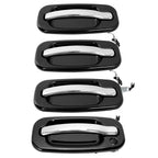 4X Outer Door Handles For Chevy Silverado GMC Sierra Cadillac 1999-2006 RH & LH