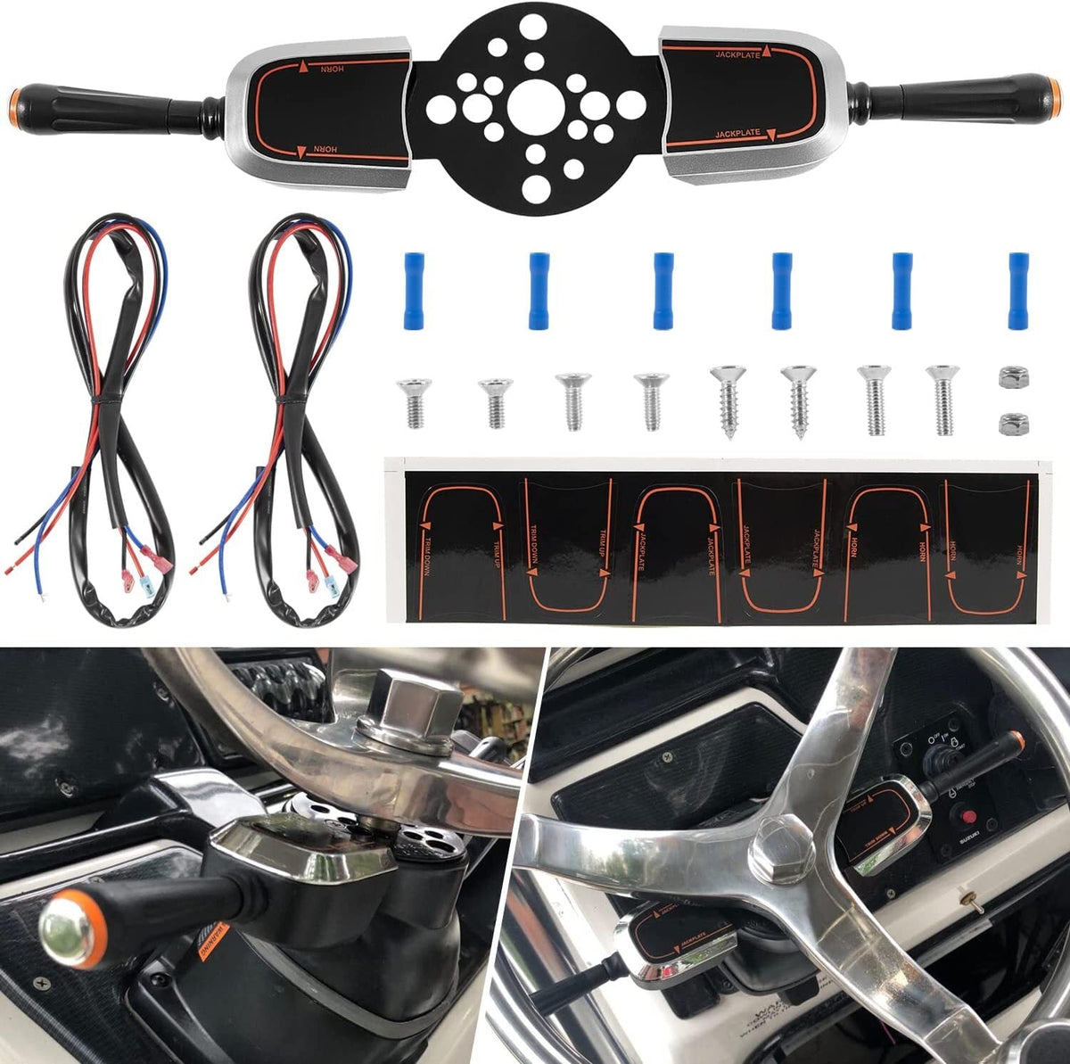 For SeaStar Pro Trim/Jack Plate Control Switch PT2000P-1P, Steering Helm Mount
