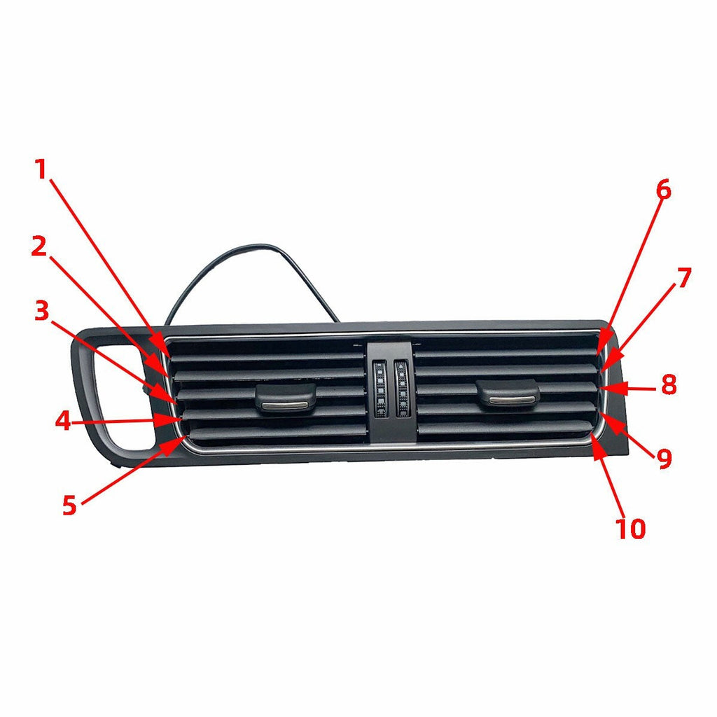 Front Dashboard Center AC Air Vent Grille Cover Bezel For Audi Q5 2009-2017 US