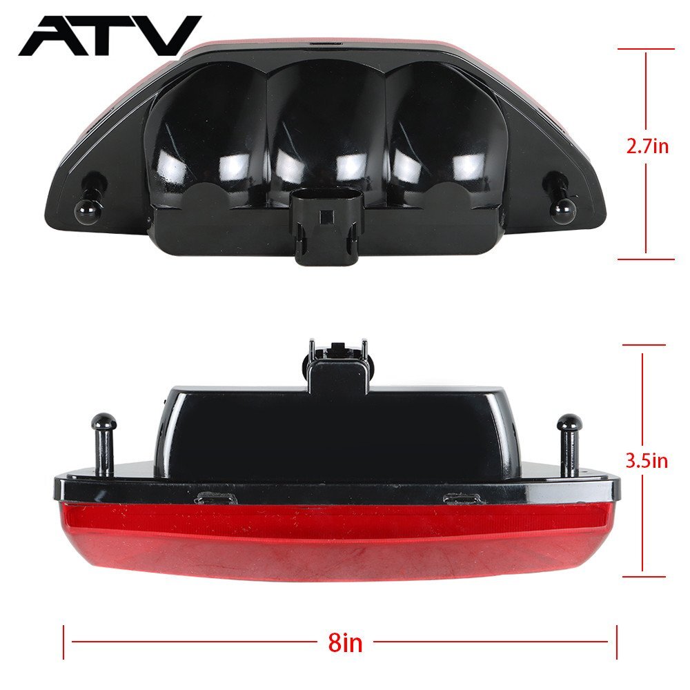 Red Brake Lamp Tail Light For Honda Recon 250 TRX250TE TRX250TM 2005-2016