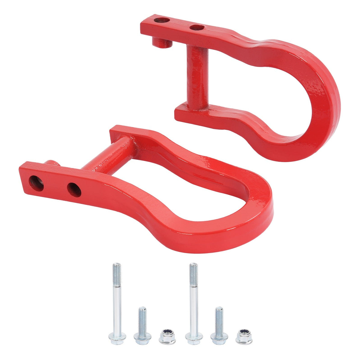 Red Pair 2pcs Tow Hook For Chevrolet Silverado GMC Sierra 1500 2007-19 #84192871