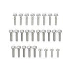 Door Hinges Fit 1966-1977 Early Ford Bronco Silvery 304 Stainless Steel LH&RH