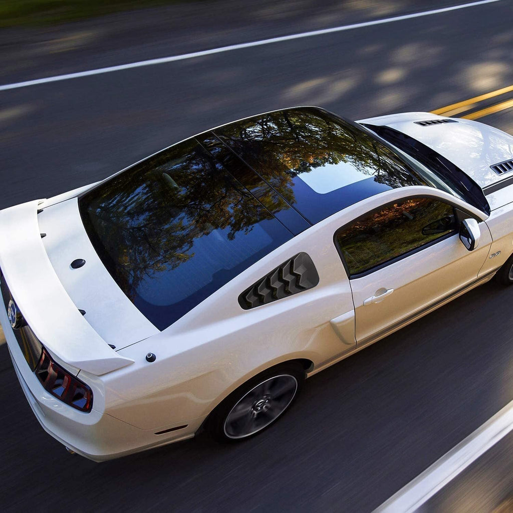 2Pcs/Set Quarter Side Window Louvers Sun Shade Cover for Ford Mustang 2005-2014