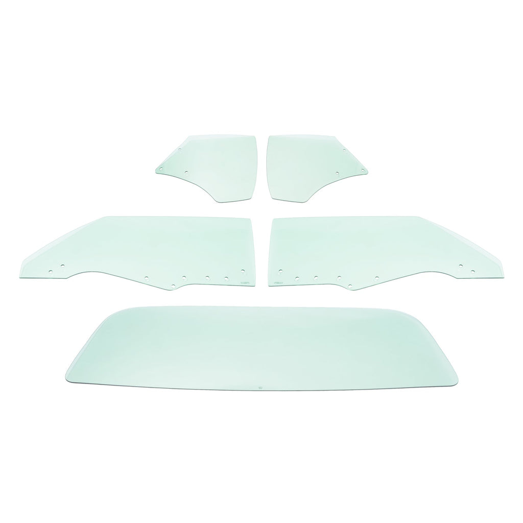 For Chevrolet Chevelle 1970-1972 2Door Rear & Side Door Window Glass 5PCs
