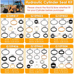 Hydraulic Cylinder Seal Kit Fit Case 580E 580SE 580SD Backhoe Whole Machine