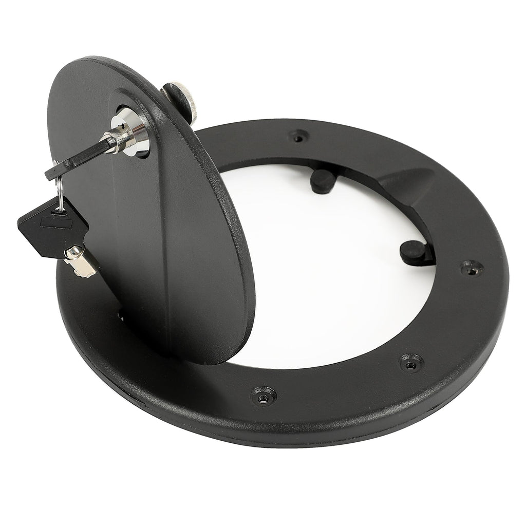 Aluminum Locking Fuel Filler Door Gas Tank Cap Cover For Hummer H3 H3T 2006-2010
