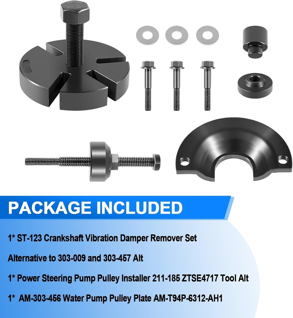 for Ford/Mercury Water Pump Pulley Removal Tool 303-S455 303-009 211-185