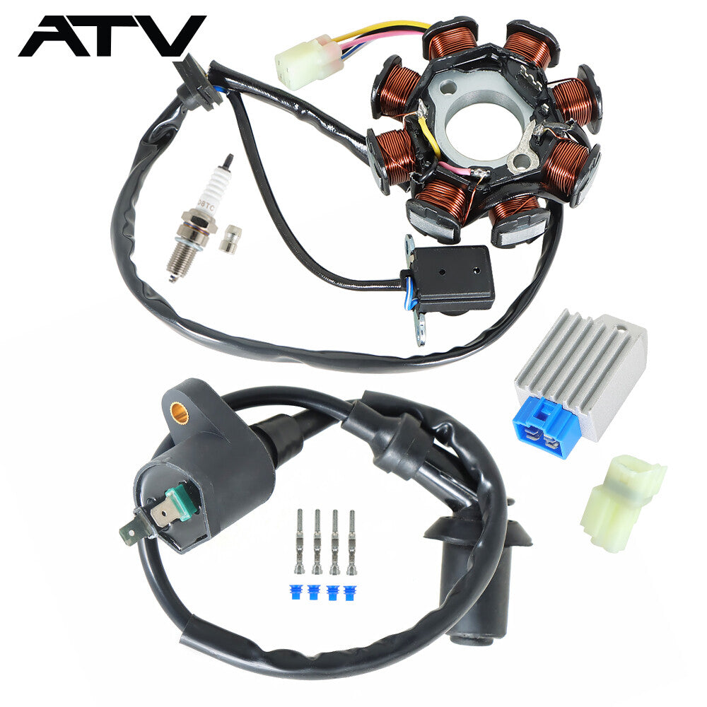 Ignition Coil Spark Plug Regulator Stator For Polaris Outlaw 90 Outlaw 50 07-15