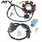 Ignition Coil Spark Plug Regulator Stator For Polaris Outlaw 90 Outlaw 50 07-15