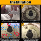 W10528947 Washer Drive Hub Kit for Whirlpool Maytag Kenmore AP5665171 (2 Pack)