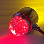 2X Amber/Red Light Clear Lens 17 LED Watermelon Light Fit Kenworth T800 W900