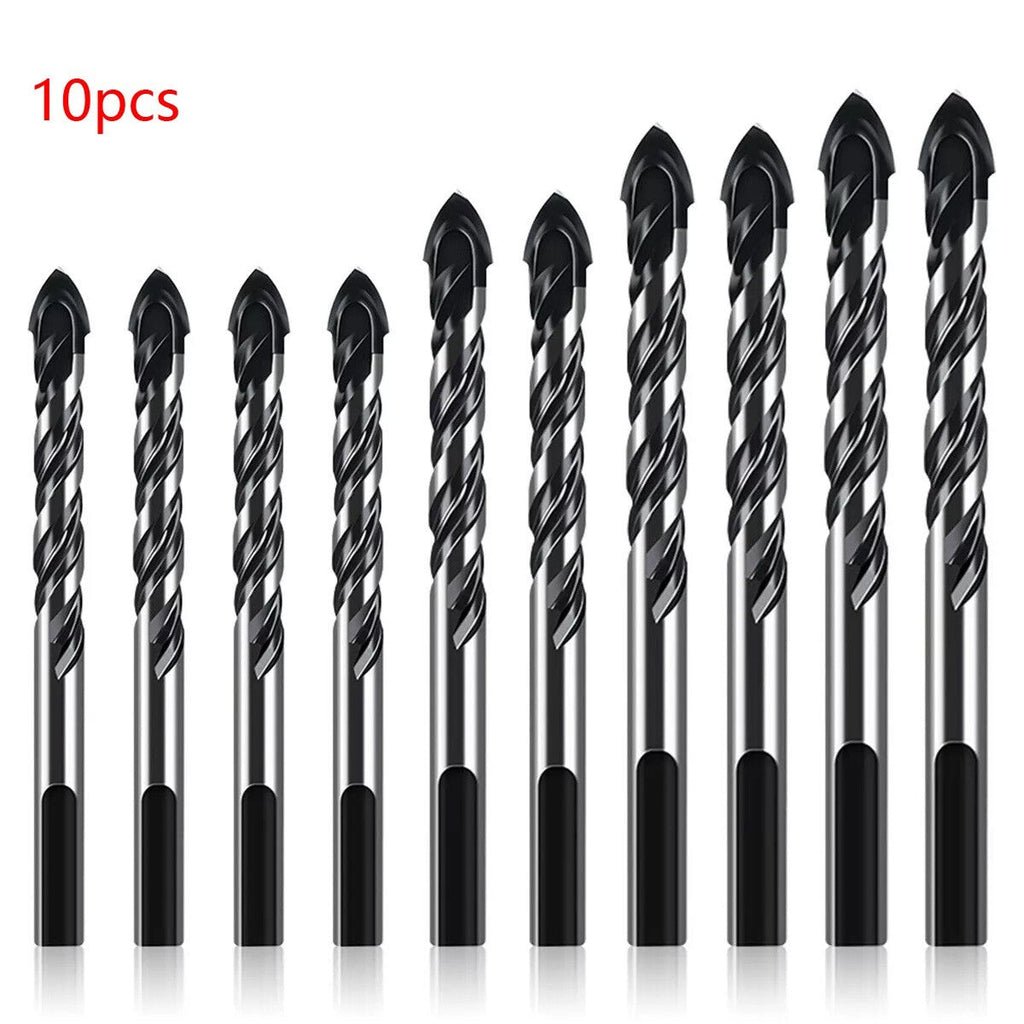 10Pcs/Set Carbide Tungsten Drill Bit for Ceramic Tile Concrete Glass Wood Marble