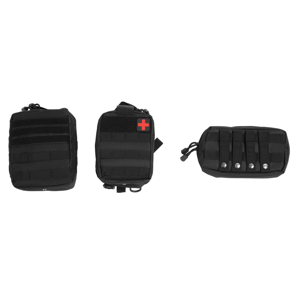 For Jeep Wrangler JK 07-22 Aluminium Tailgate Tactical Molle Panel W/Storage Bag