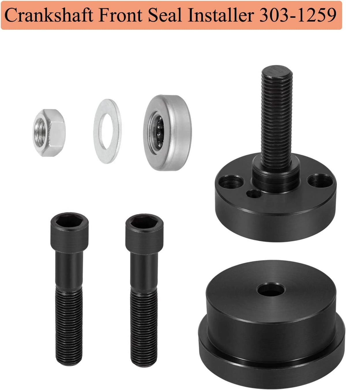 Crankshaft Front & Rear Seal Installer Tool for Ford 4.5L,6.0L,6.4L Powerstroke