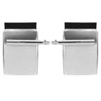 34"x24" stainless steel quarter fender kit pair universal truck w/ Support Tube