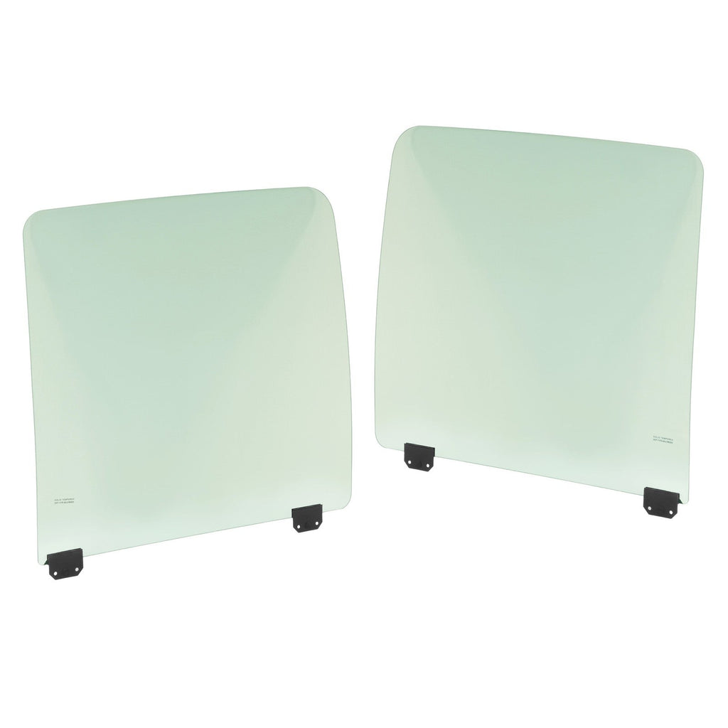 Pair Crew Cab Rear Door Glass LH+RH For 99-12 Ford F250 F350 F450 F550 F650 F750