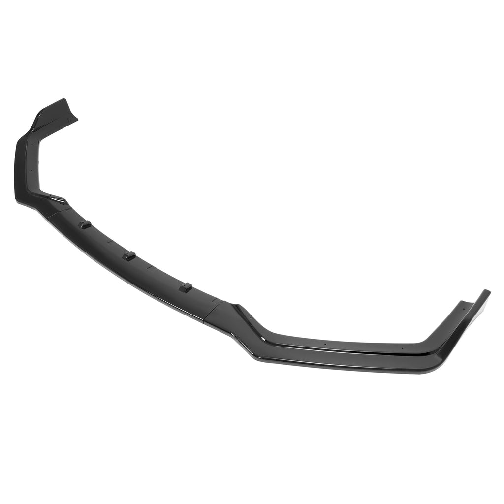Fits Infiniti Q50 Sport 18-24 Gloss Black PP 3PC Front Bumper Lip Chin Splitter