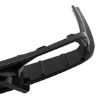 Fits 2018-2022 Honda Accord NEW Rear Bumper Diffuser & Light Glossy Black Trim