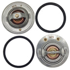 185°F & 180°F Thermostat Front & Rear Kit Pair Fit GM Pickup Duramax GMC 6.6L
