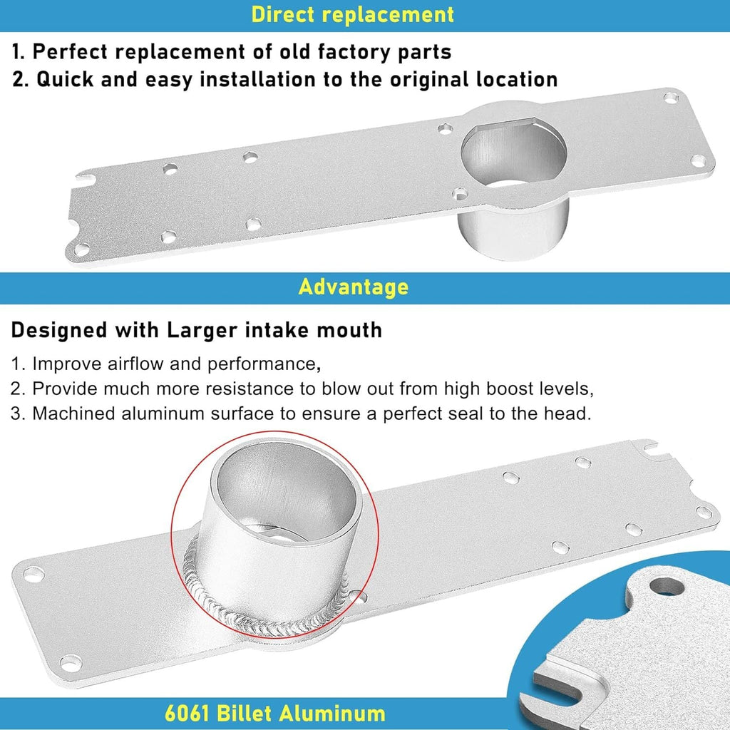Aluminum Plenum Intake Manifold For 99.5-03 Ford Powerstroke 7.3L, Left & Right