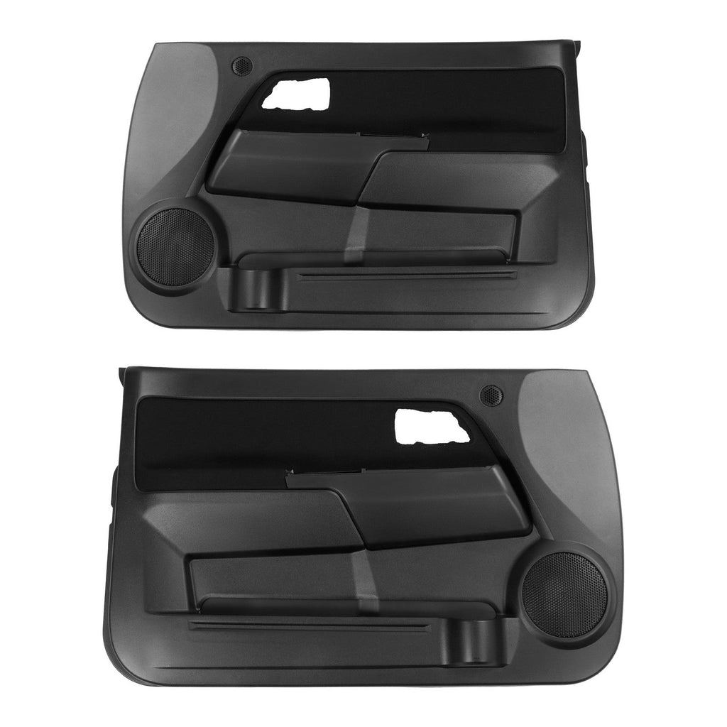 Pair of Inner Door Panels For 2004-2012 Chevrolet Colorado GMC Canyon Black