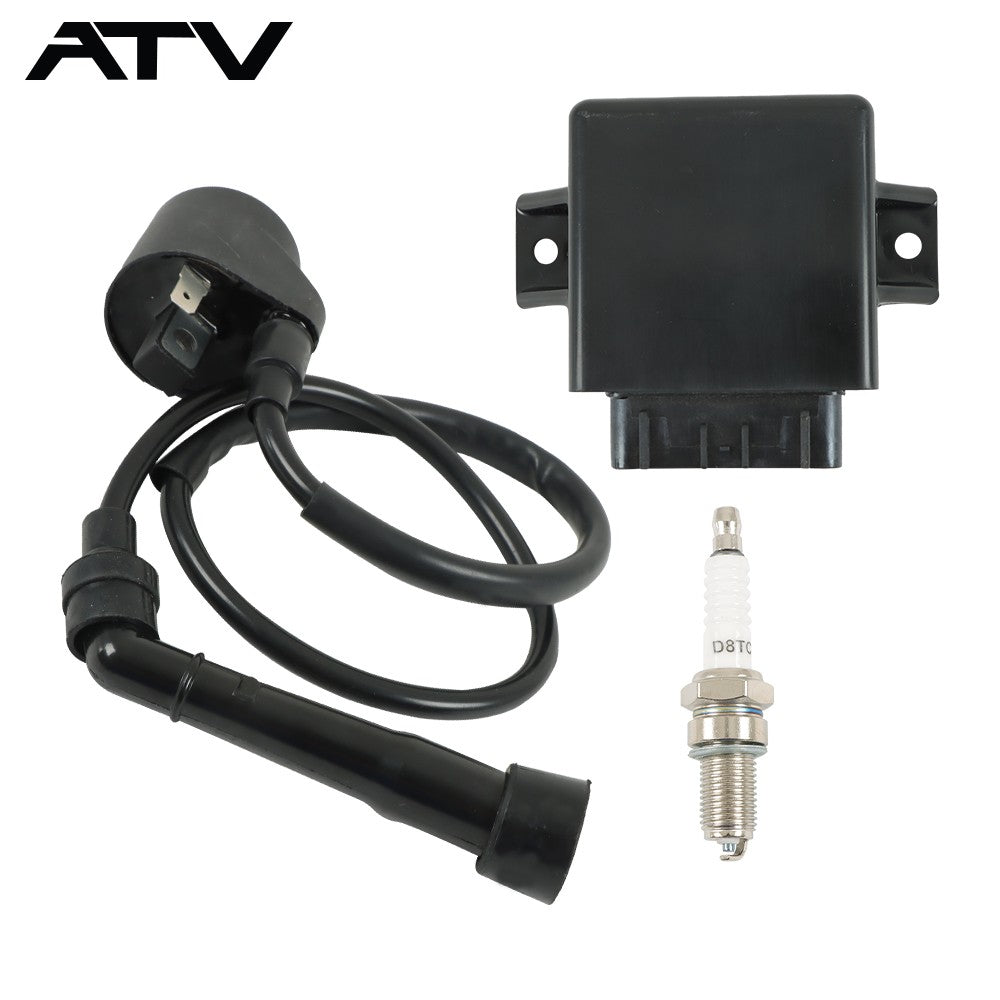 For 2005-2007 Polaris Predator 500 3088052 ATV Ignition Coil Spark Plug & CDI