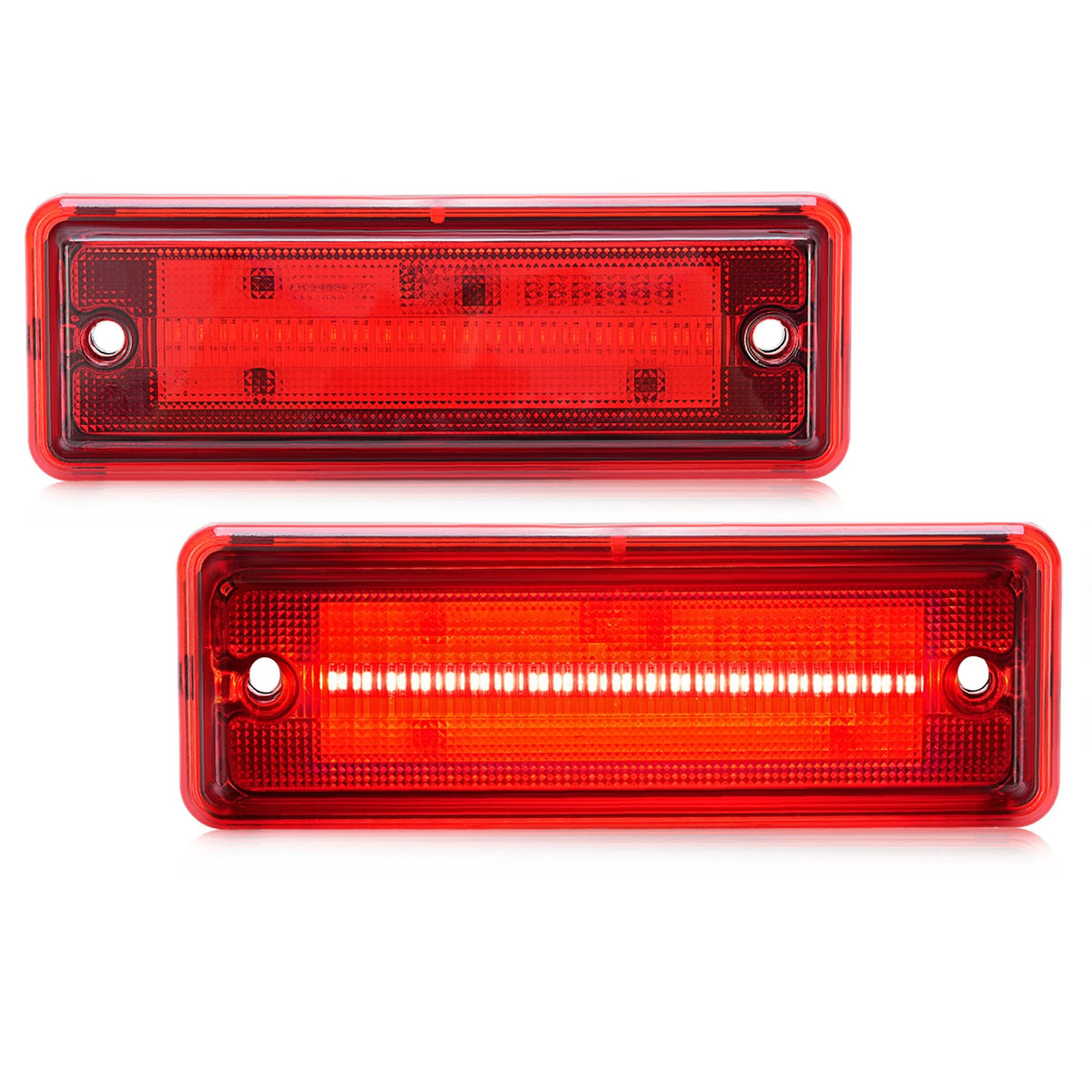 LED Rear Side Marker Parking Lights For El Camino & Caballero & Malibu 1978-1987