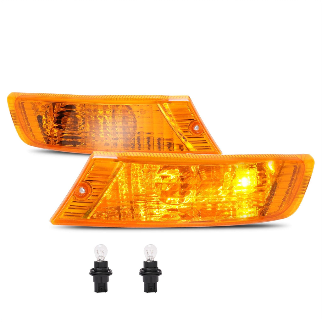 Turn Signal Light Set w/Bulbs Front Left and Right For Jeep Liberty 2005-2007