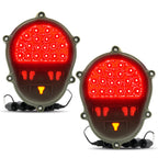 2x LED Brake Lights Lamps New Red Rear Stop Tail Lights For Humvee M998 M35