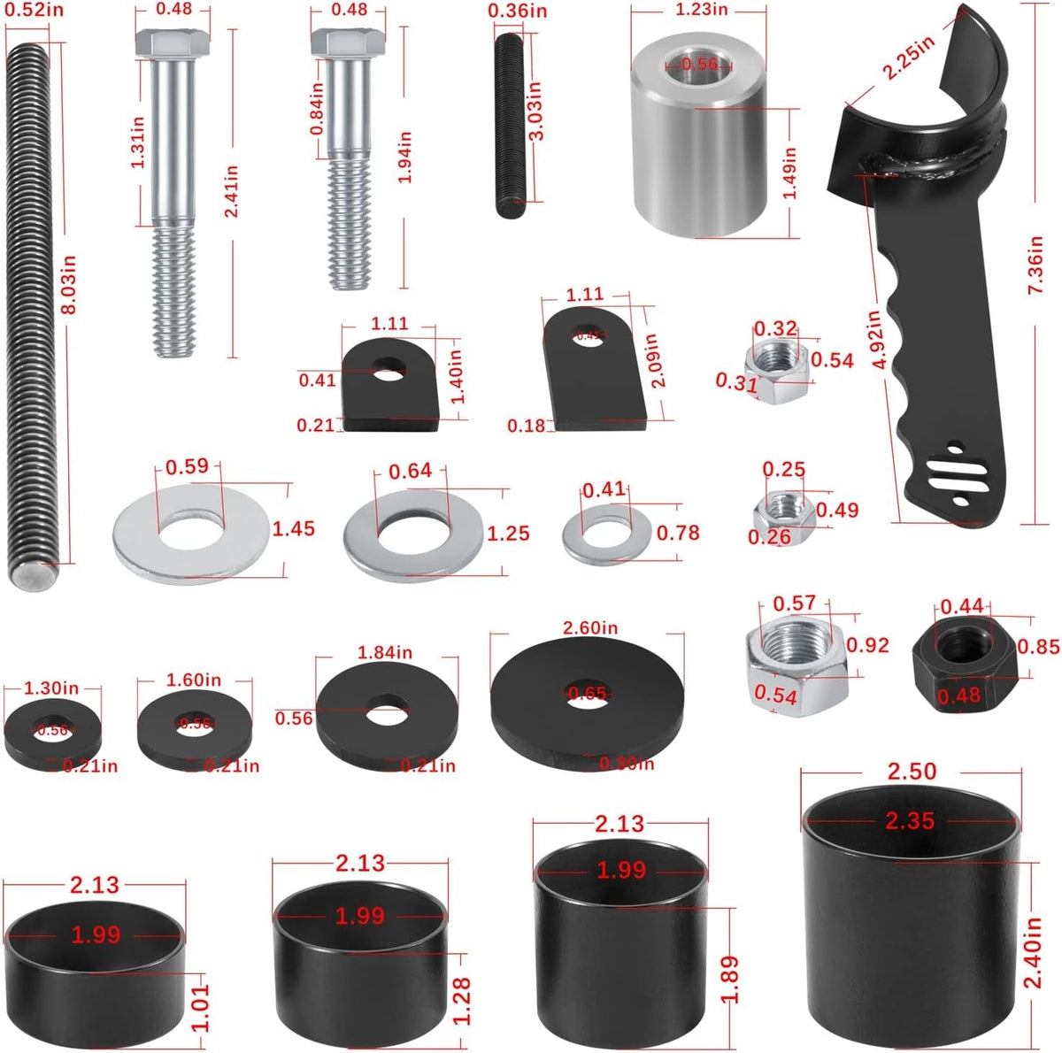Upper Lower Control Arm Bushing Removal Install Tool 85000009 for GM A/F/G-Body