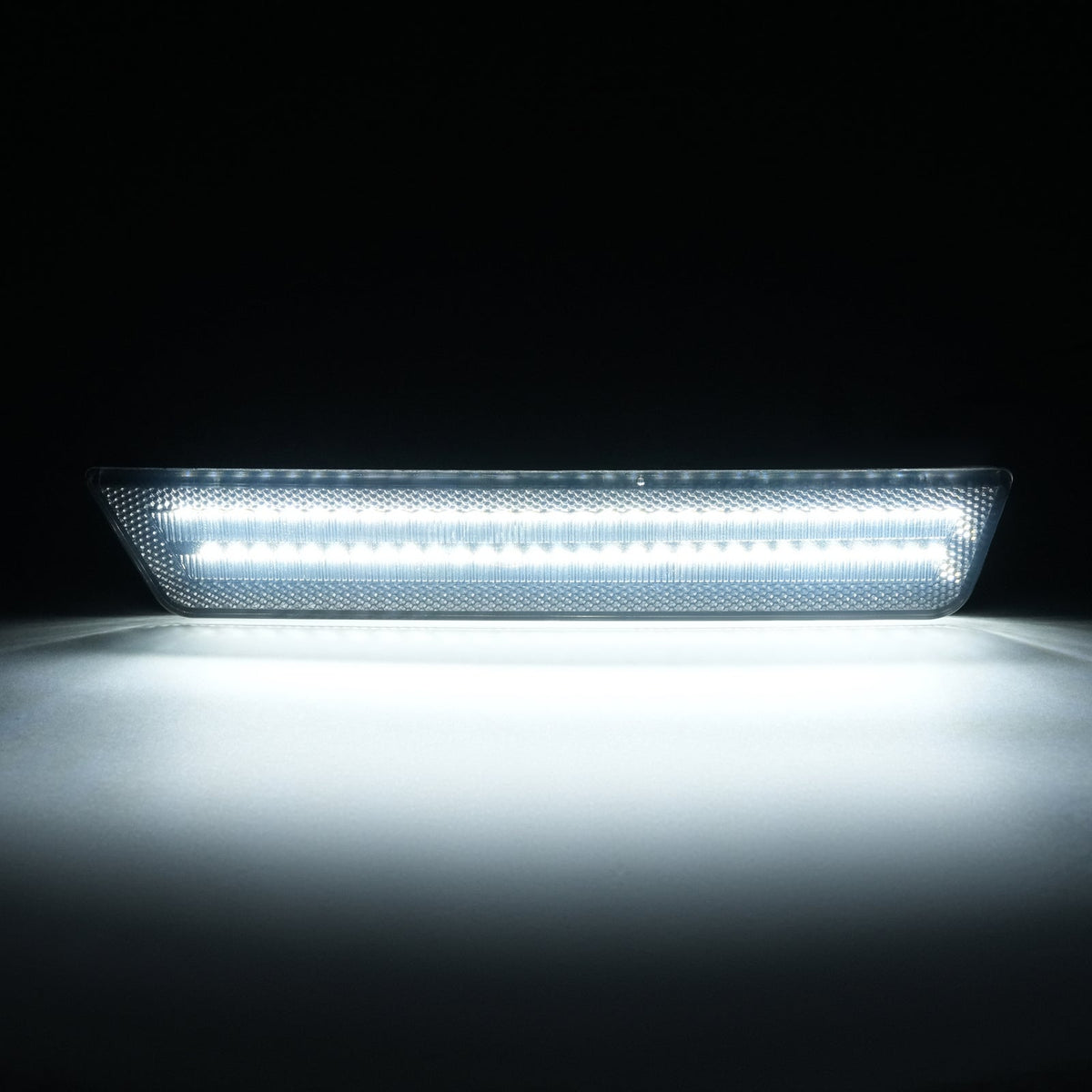 White/Smoke Rear Bumper LED Side Marker Lights For Dodge Charger 2011-2014 Pair