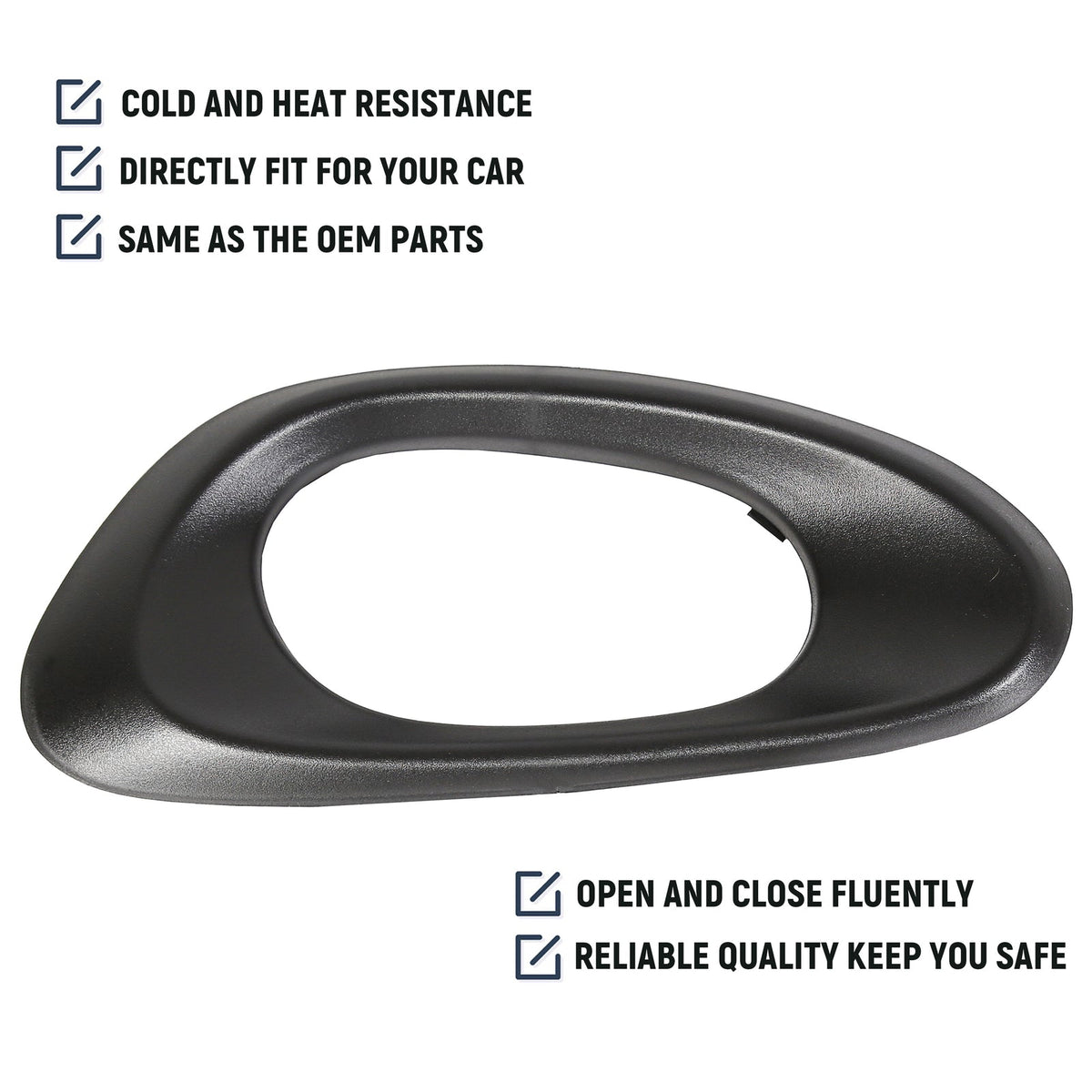 Front Left Inside DOOR HANDLE BEZEL For 2002-2009 Chevy Trailblazer # 15214501