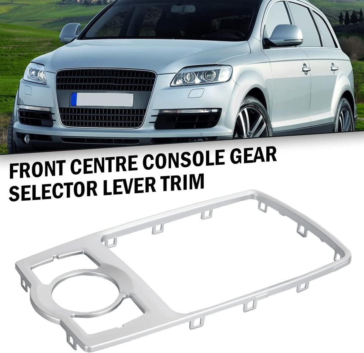 4F0864260A Central Console Chrome Gear Selector Trim for Audi A6 C6 2005-2011