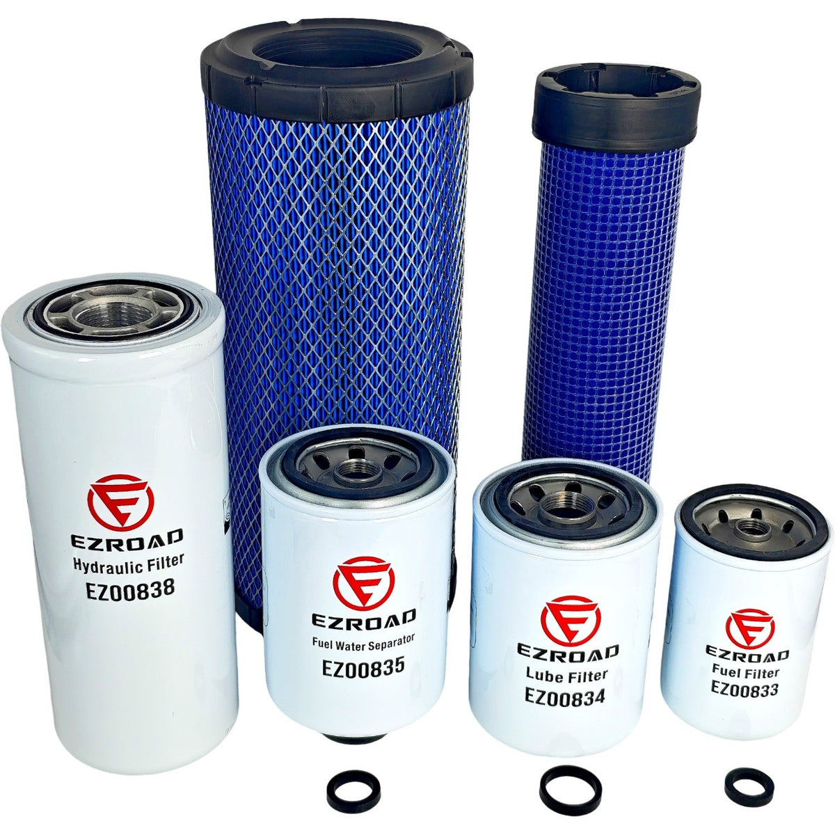 Maintenance Filter Kit Fit for Case 1840 1845C Air Hyd Lube Fuel Water Separator
