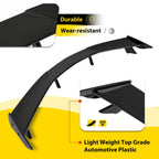Fit For Corvette C8 Z51 20-24 PAINTED BLACK Rear Trunk Lid High Wing Spoiler ABS