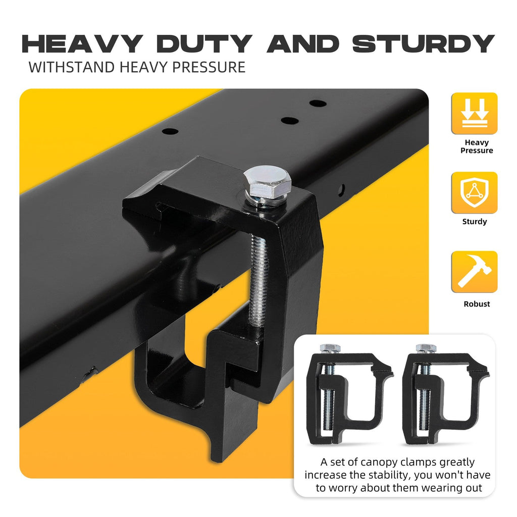 8Pcs Truck Cap Topper Camper Shell Mounting Clamps Aluminum Truck Bed Clamp